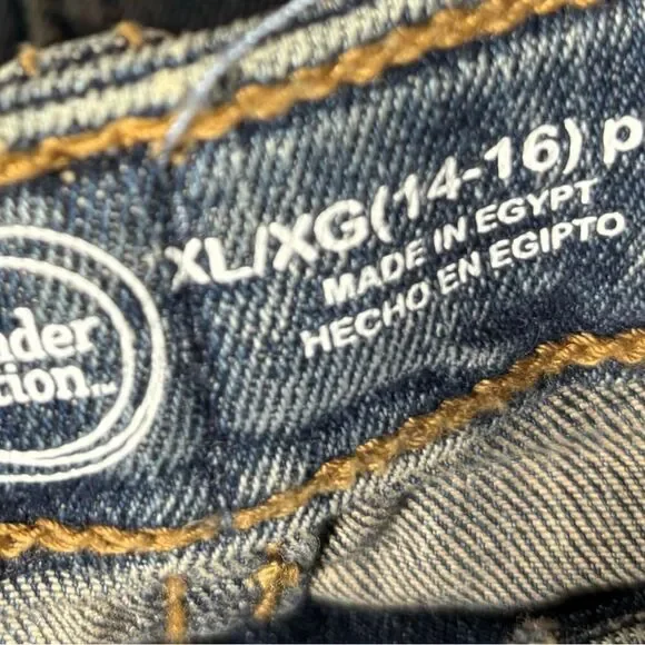 XL Wonder Nation Distressed Jean Mini Skirt EPC Size XL 14/16 Excellent preloved - Picture 4 of 4